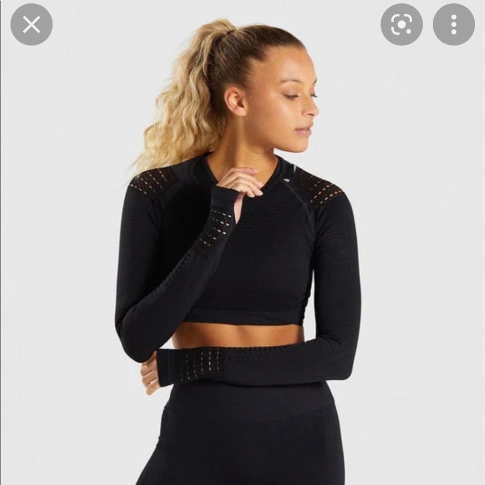 Gymshark ~ Energy + seamless crop top